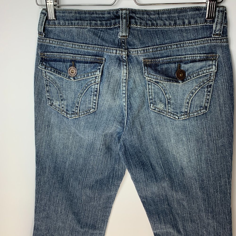 DKNY Blue  Boot Cut Jeans Size 4 Stone Wash